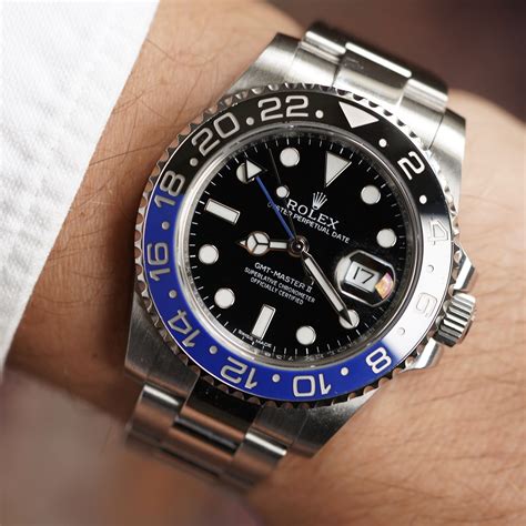 1990 rolex gmt batman|rolex gmt batman for sale.